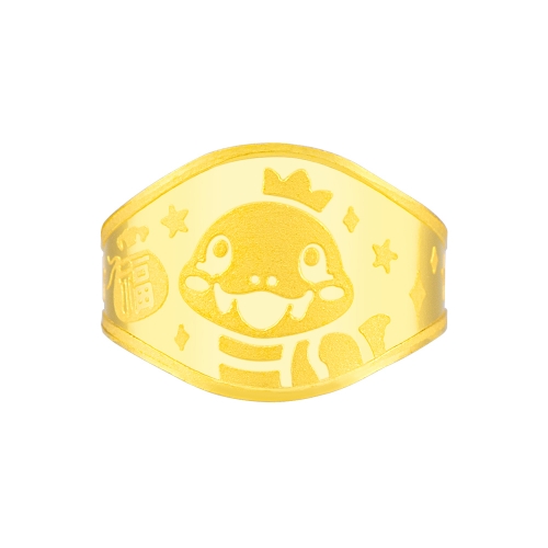 순금 뱀 돌반지 1.875g